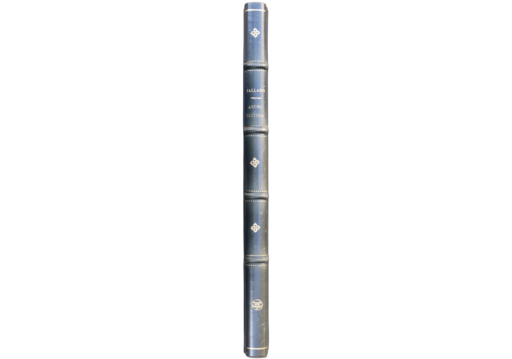 Libro primero arquitectura-Paladio-Praves-Lasso-Incunables y Libros Antiguos-libro facsimil-Vicent Garcia Editores-8 funda lomo